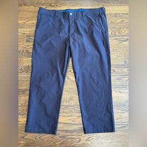 Men’s blue-and-black houndstooth Twillory performance fabric pants